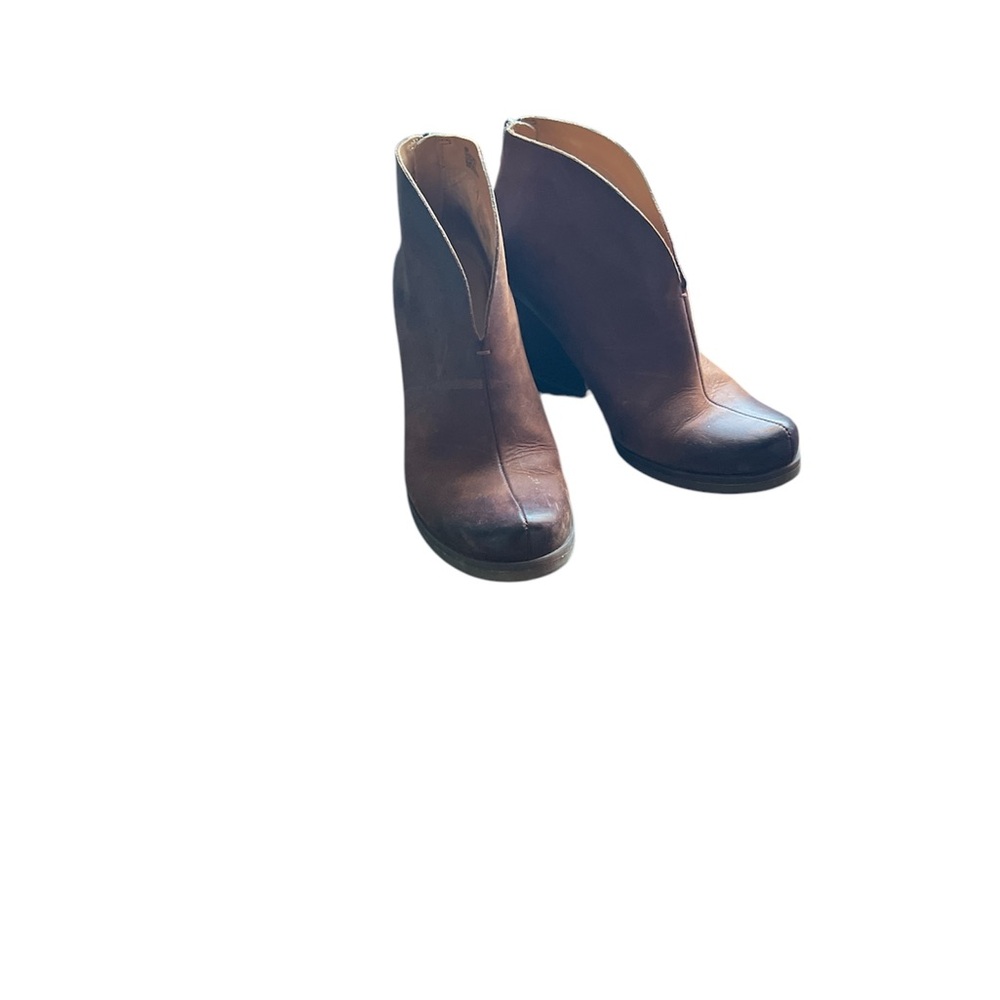 Korks | Kork-Ease Shamira Brown Leather Ankle Boots Size 8